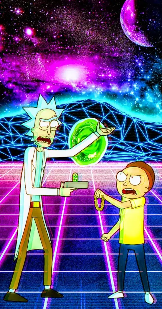 Rick And Morty Mobile Wallpaper.