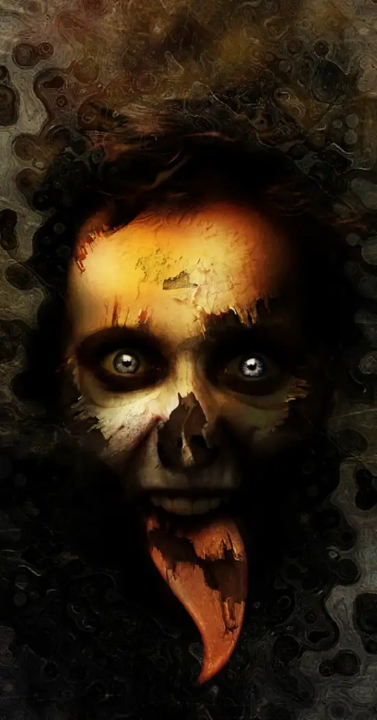 Wallpaper Zombie Face.